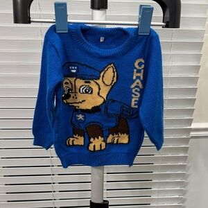 Paw Patrol Chase Blue Knit Sweater for Kids